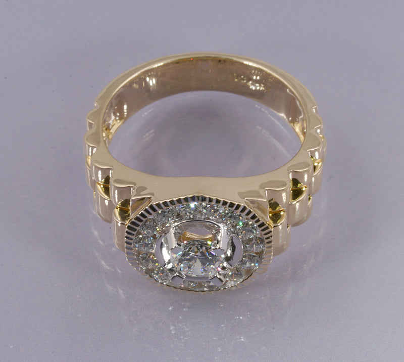 GIA CERTIFIED DIAMOND RING IN 18K WHITE GOLD (LRS-504W)