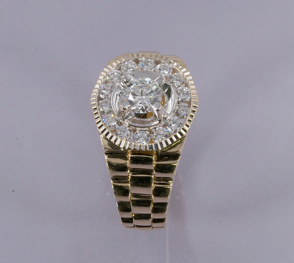 GIA CERTIFIED DIAMOND RING IN 18K WHITE GOLD (LRS-504W)