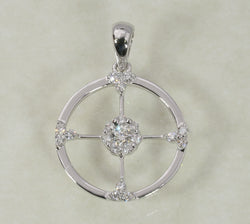 DIAMOND PENDANT 0.25 CARATS IN 18K WHITE GOLD (LPS-1064)