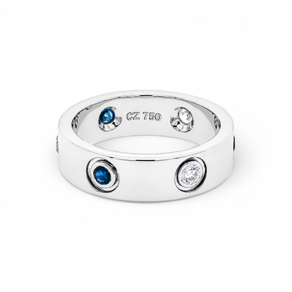 Alternative Stone Ring Band