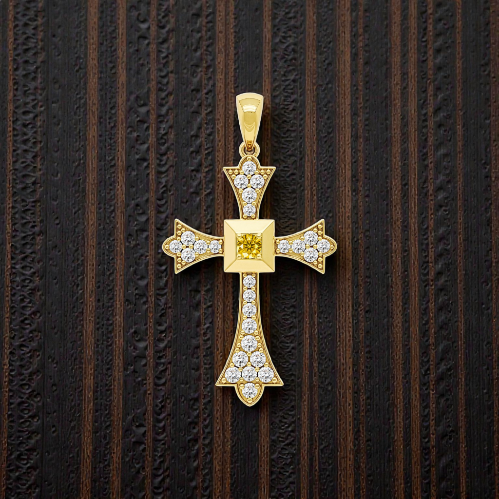 Diamond Cross Pendant