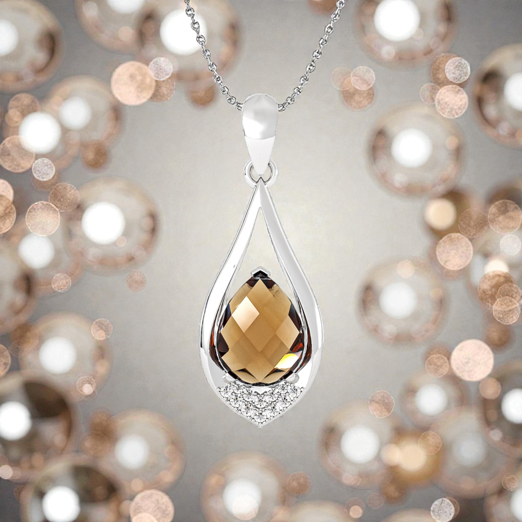 Waterdrop Smokey Pendant
