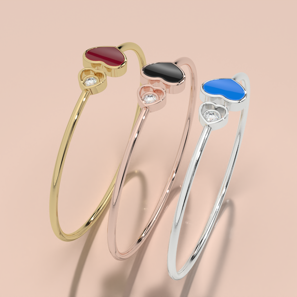 Heart of Verdant Love Bangle