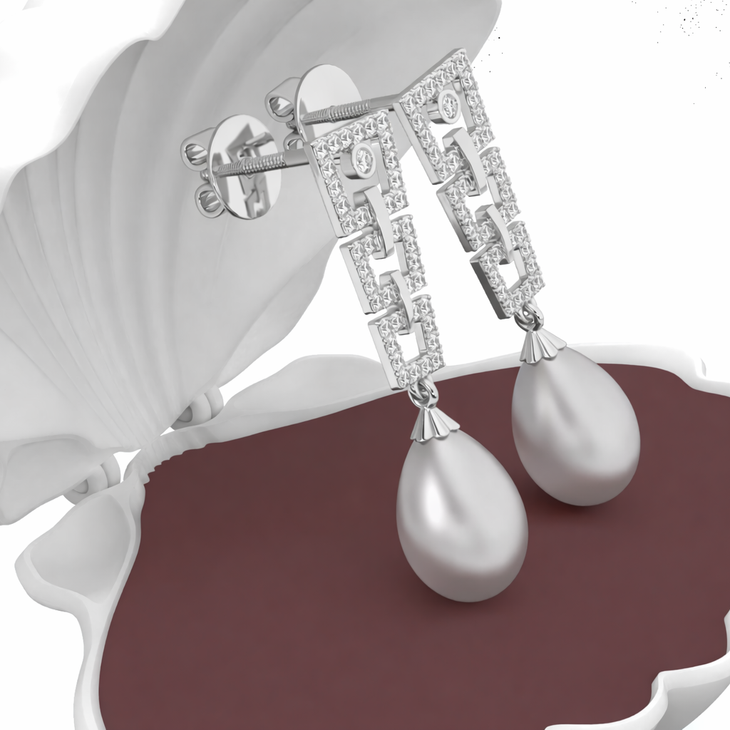 PEARL DROPS EARRINGS