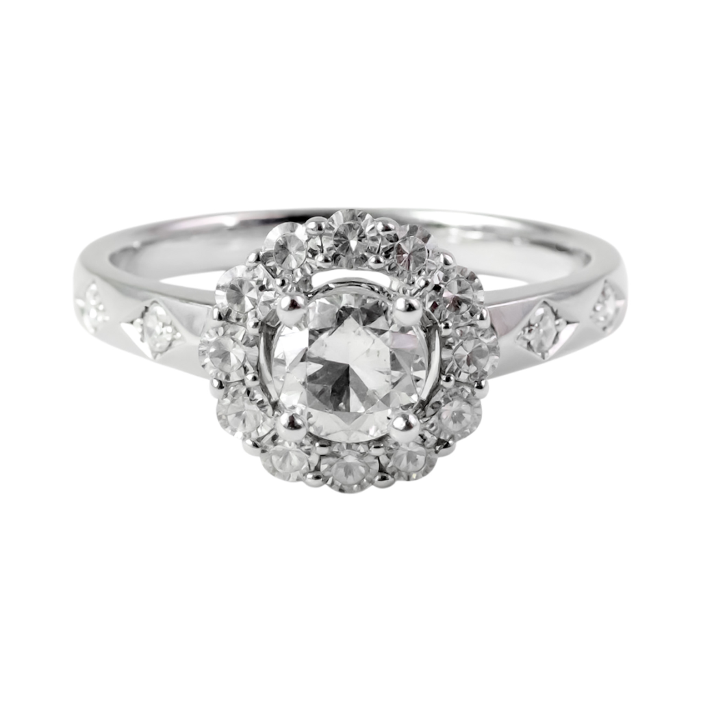 Flower Halo Ring