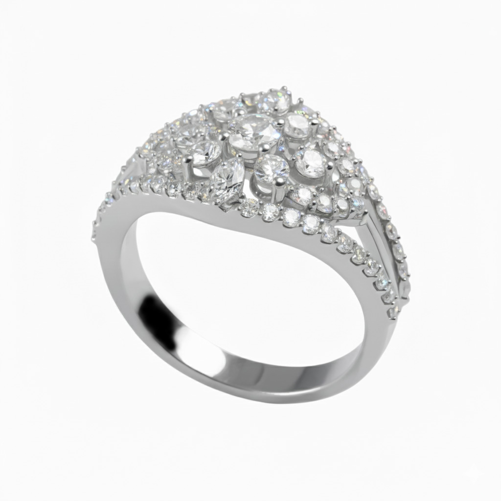 Interwoven Brilliance Ring