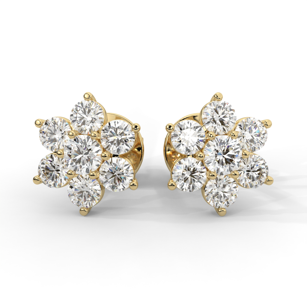 Crystal Blossom Studs
