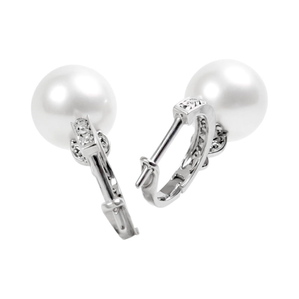 Pearl Elegance Hoops
