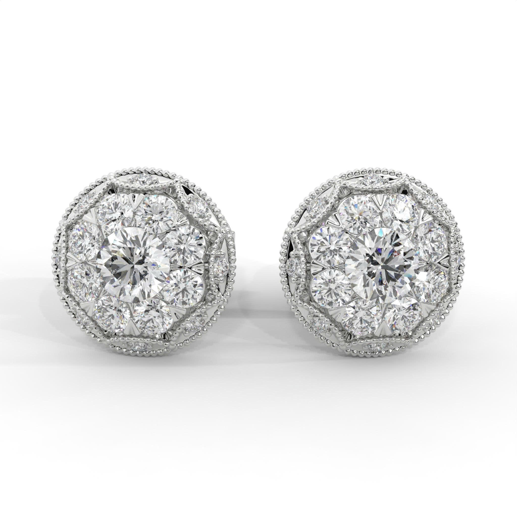 Halo Crystal Studs 