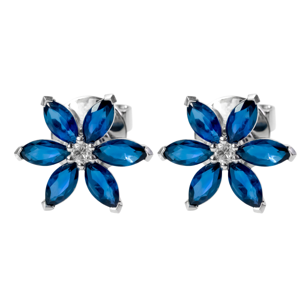 Blossom Sapphire Studs