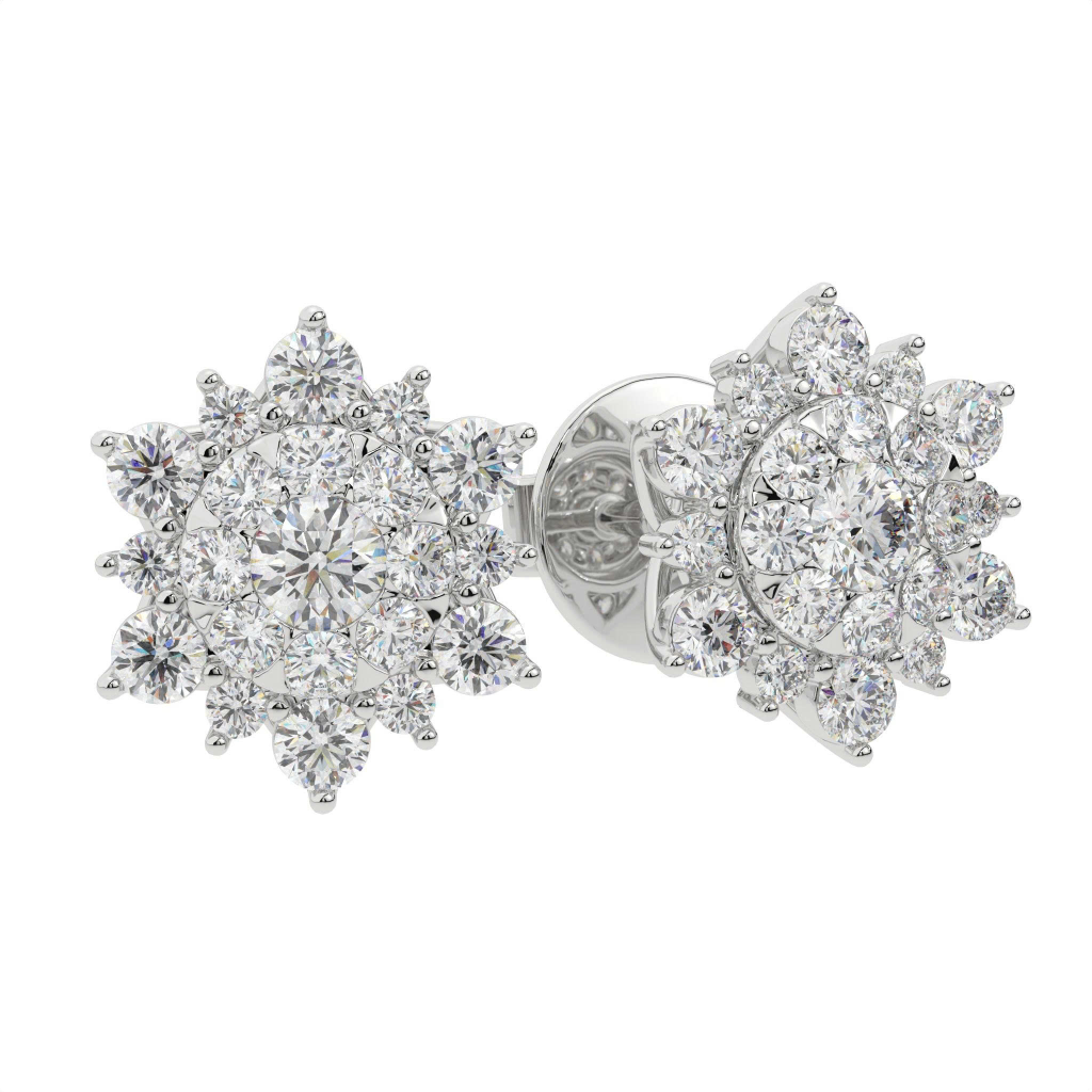 Royal Bloom Halo Studs