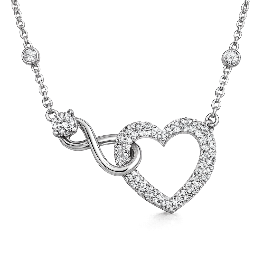Eternal Heart Diamond necklace
