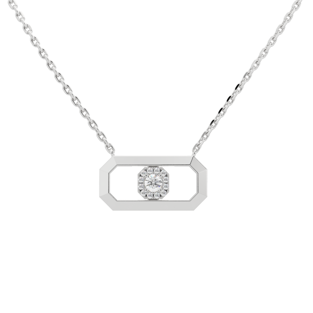 HexaGlow Bar Necklace