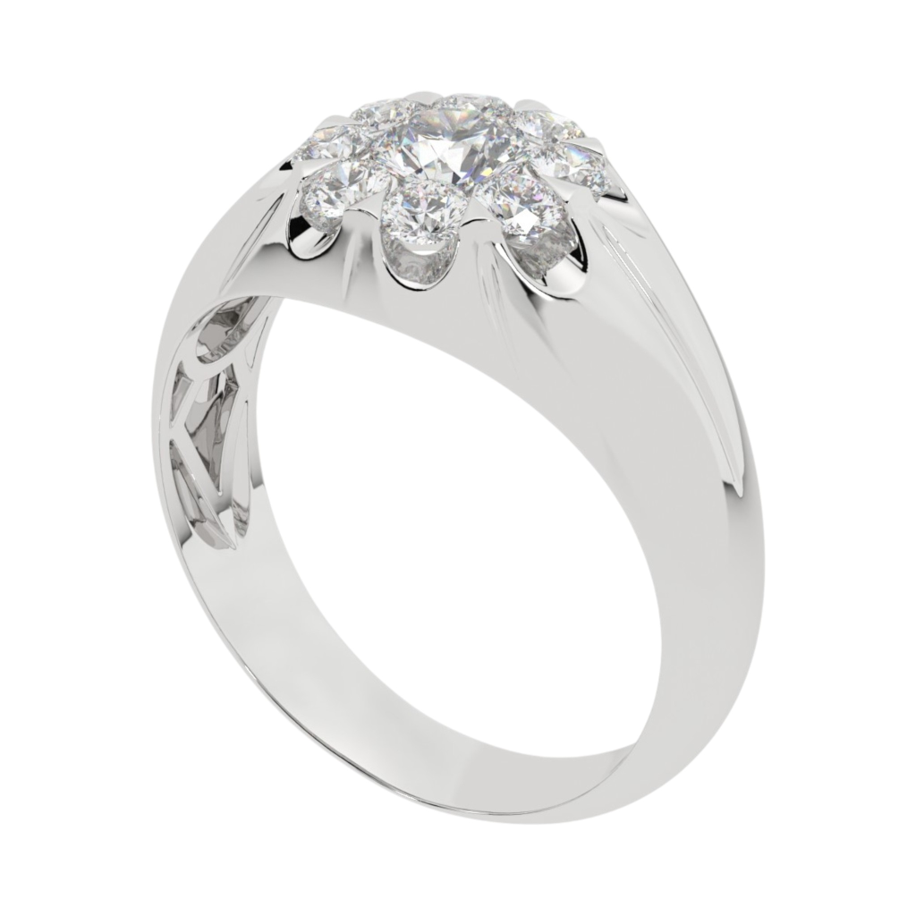 Floral Cluster Ring