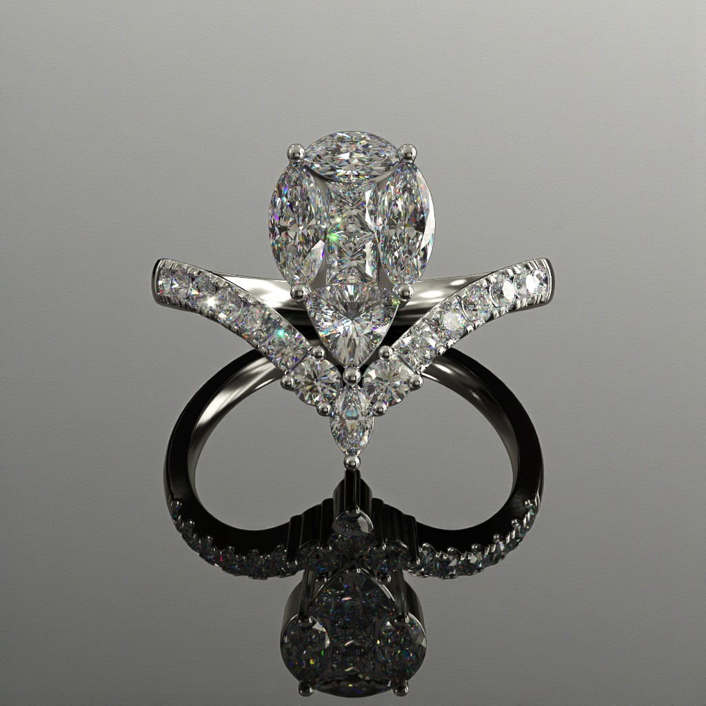 Teardrop Grace Ring