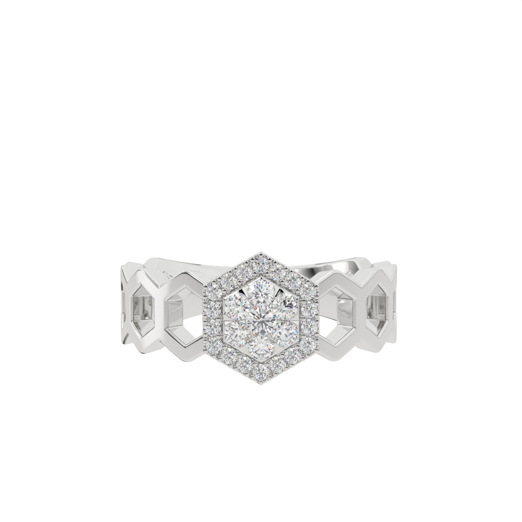 Hexagon Honeycomb Ring