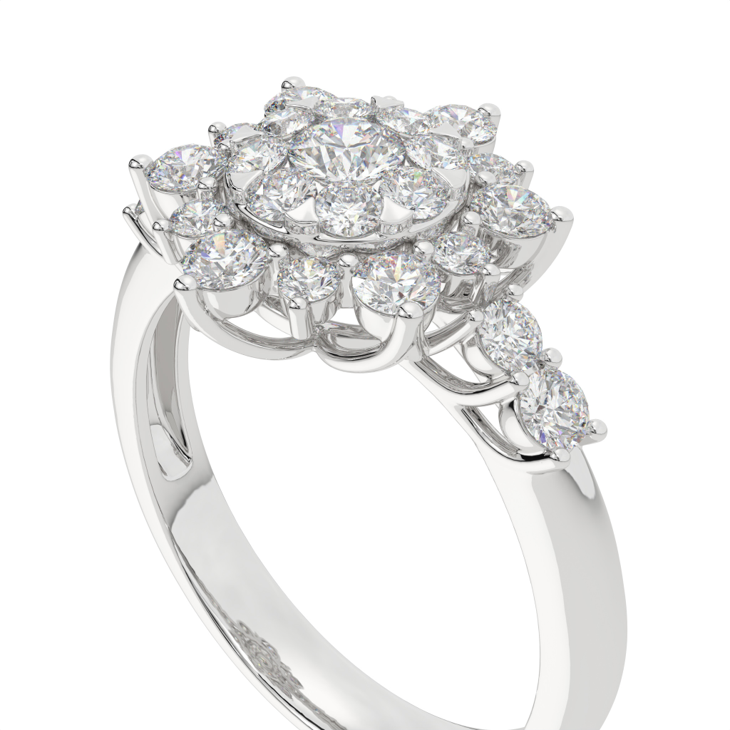 Frosty Snowflake Ring