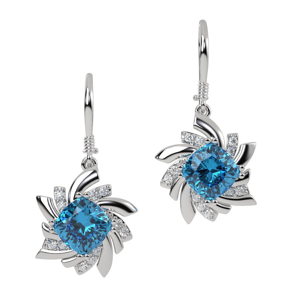 Star Drop Earrings
