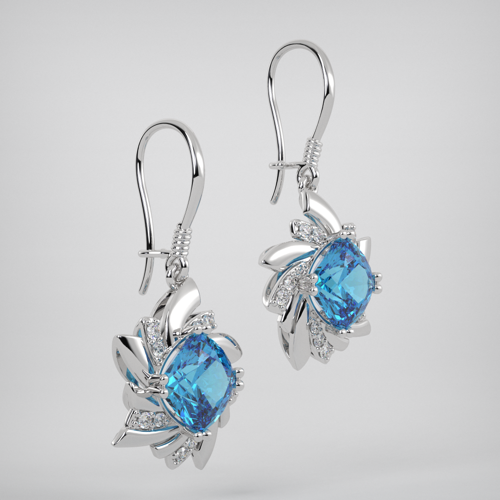 Star Drop Earrings