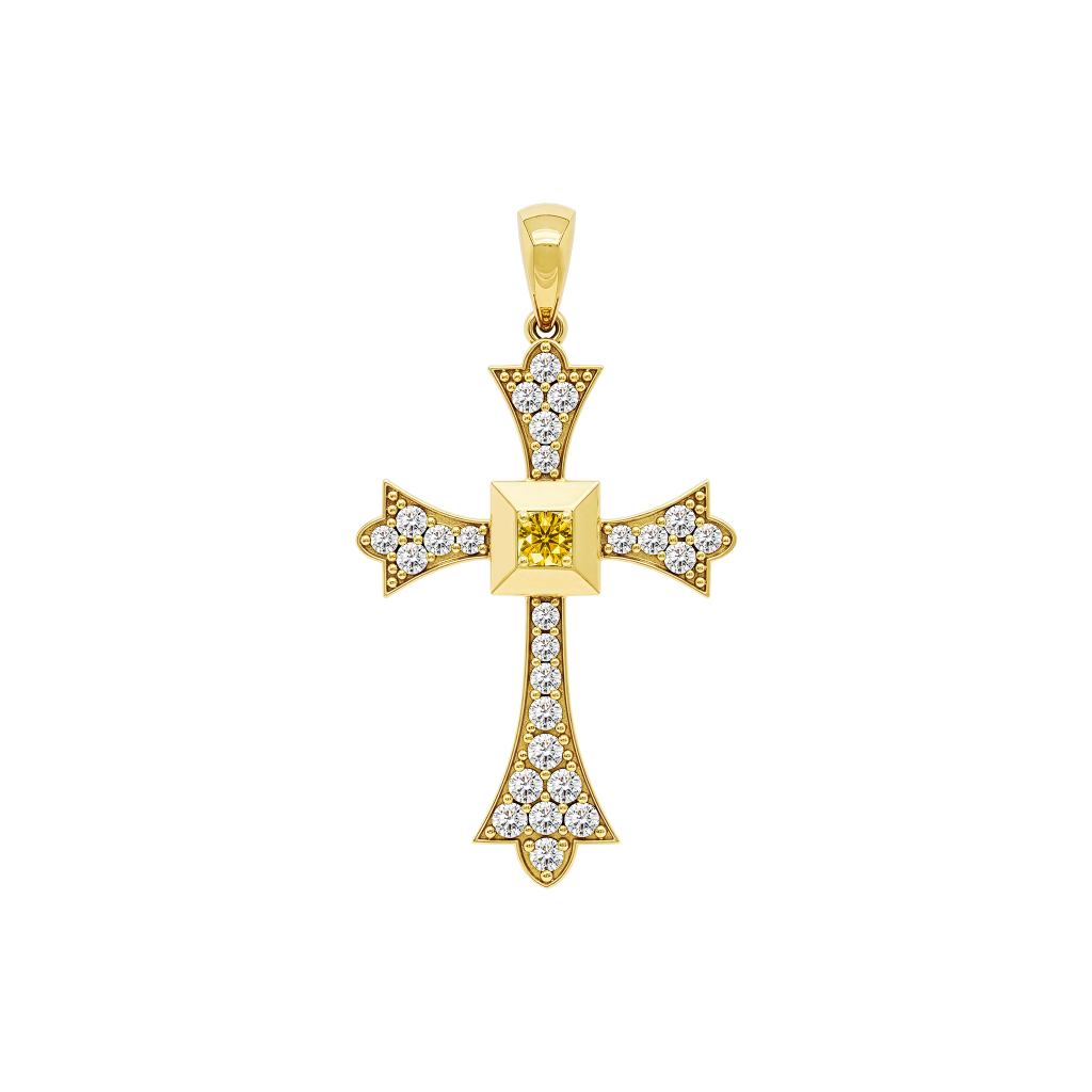 Diamond Cross Pendant
