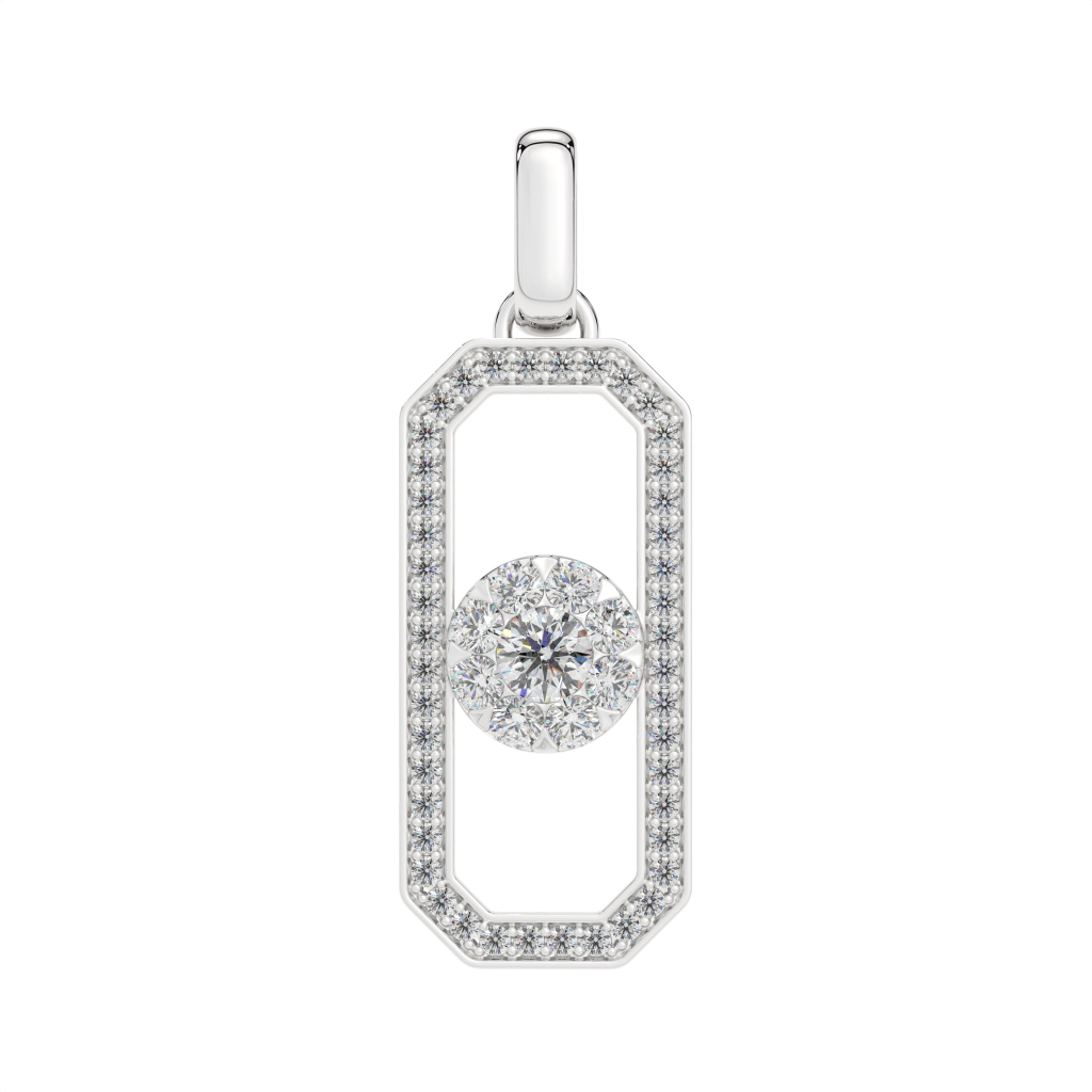 Geometric Cluster pendant