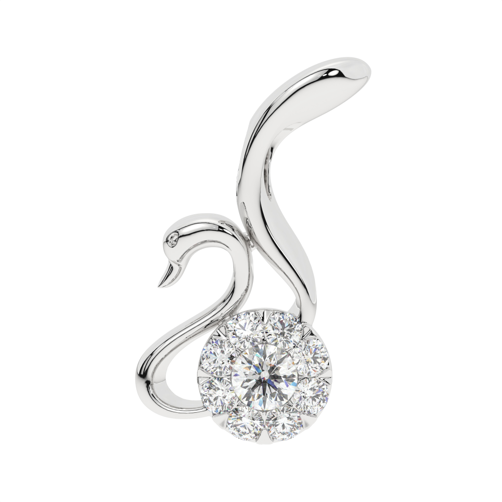 Swan Cluster Slide pendant
