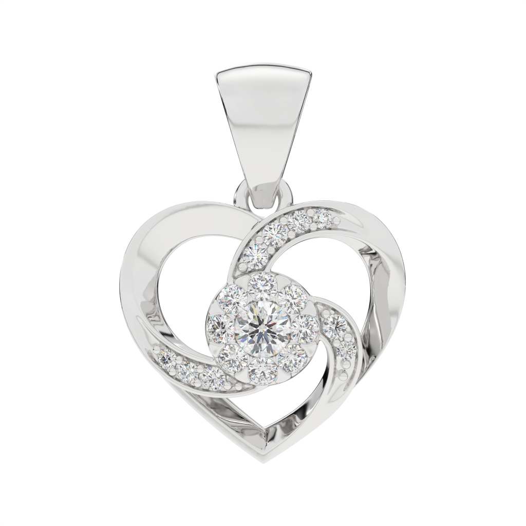 Eternal Bloom Heart pendant