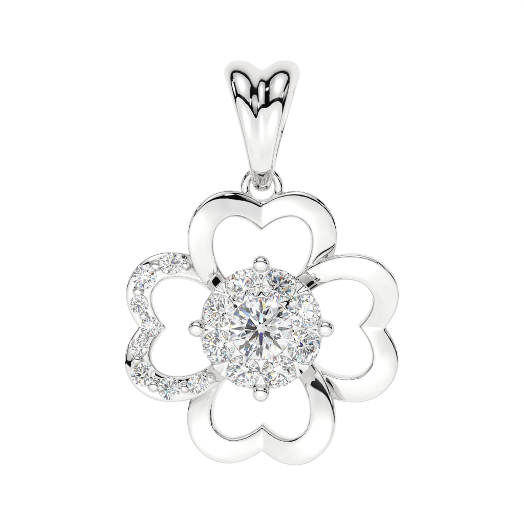 HeartPetal Bloom pendant