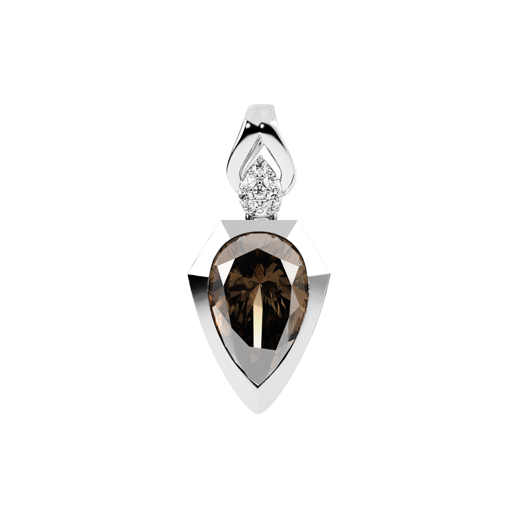 Pear Smokey Pendant