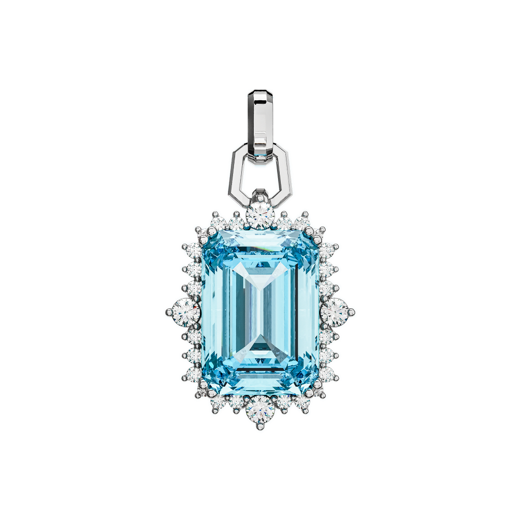 Radiant Gemstone Pendant