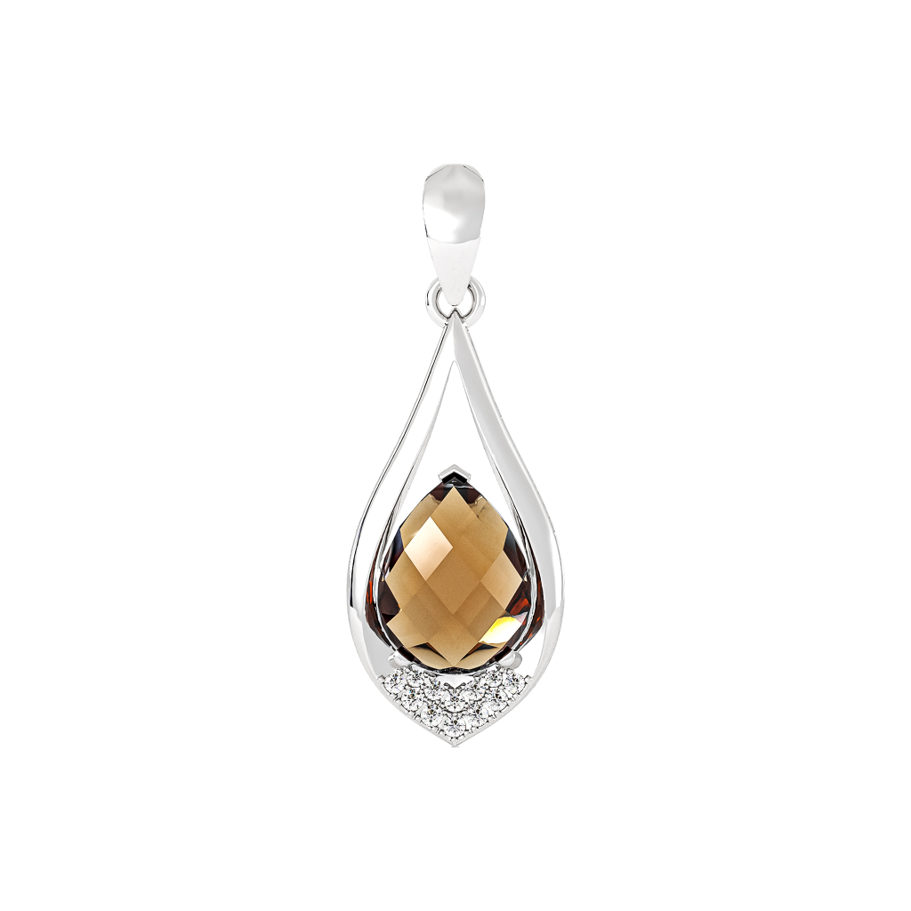 Waterdrop Smokey Pendant