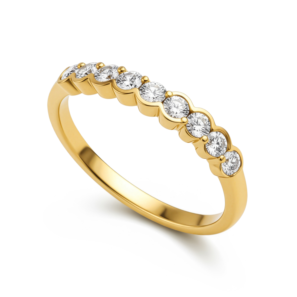 Majesty Interlace Diamond Band