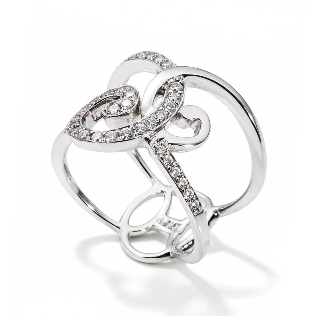 Enchanted Swirl Diamond Ring