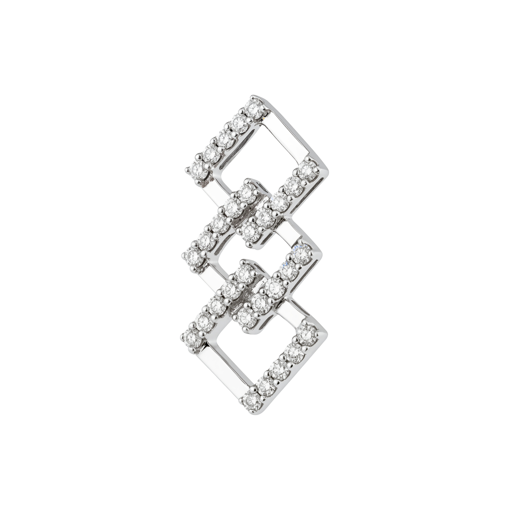 Trio Interlock Fine Diamond pendant