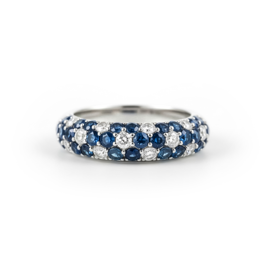 Sapphire & Diamond Harmony Band