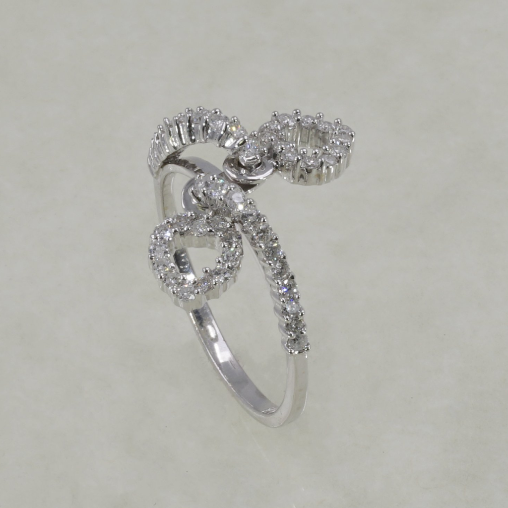 Modern Twist Duo Ring