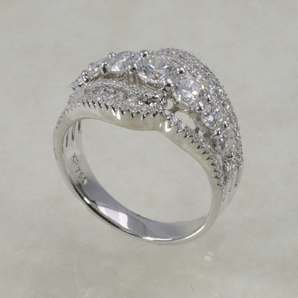 Triple Row Luxe Ring