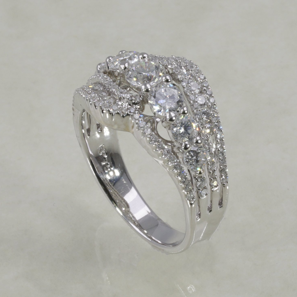 Triple Row Luxe Ring