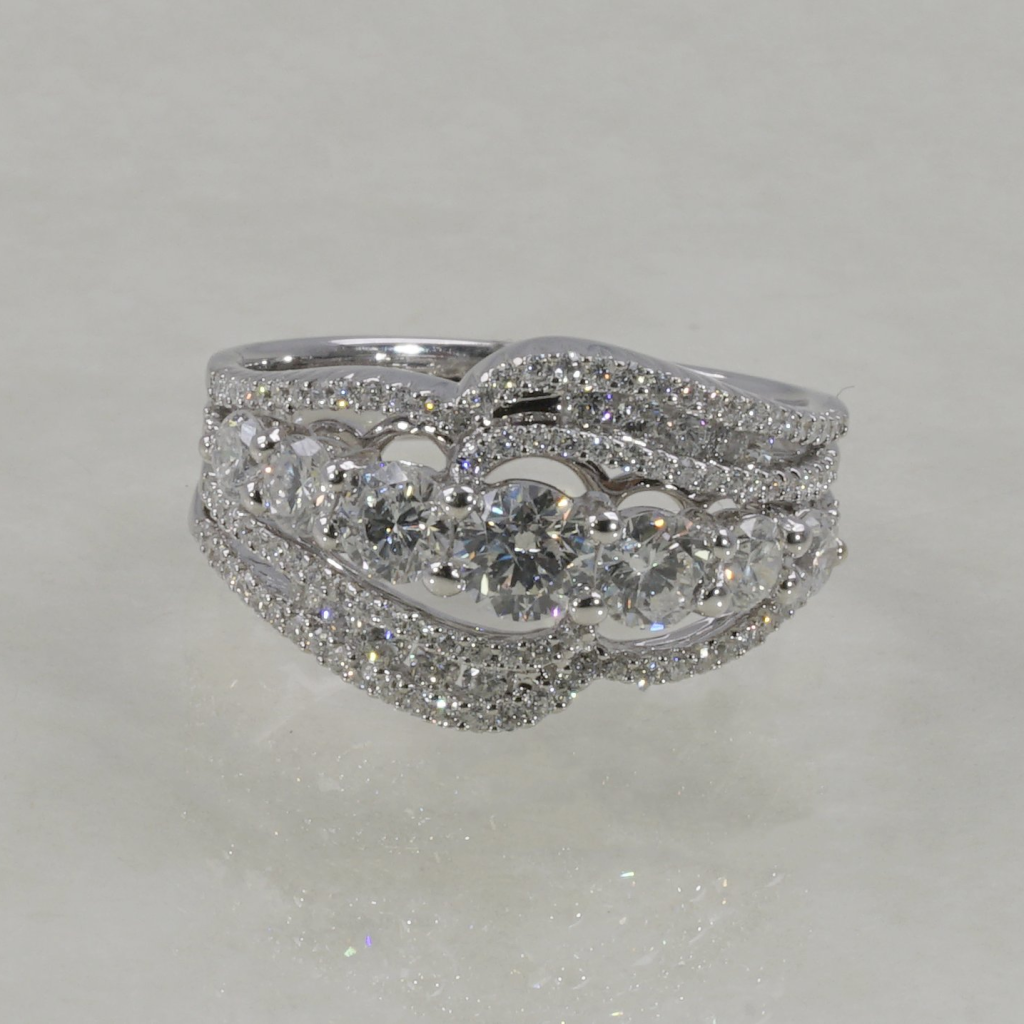 Triple Row Luxe Ring