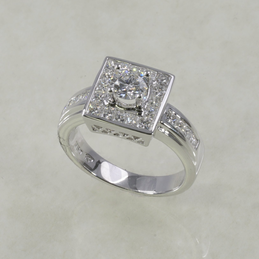 Radiant Halo Promise Ring