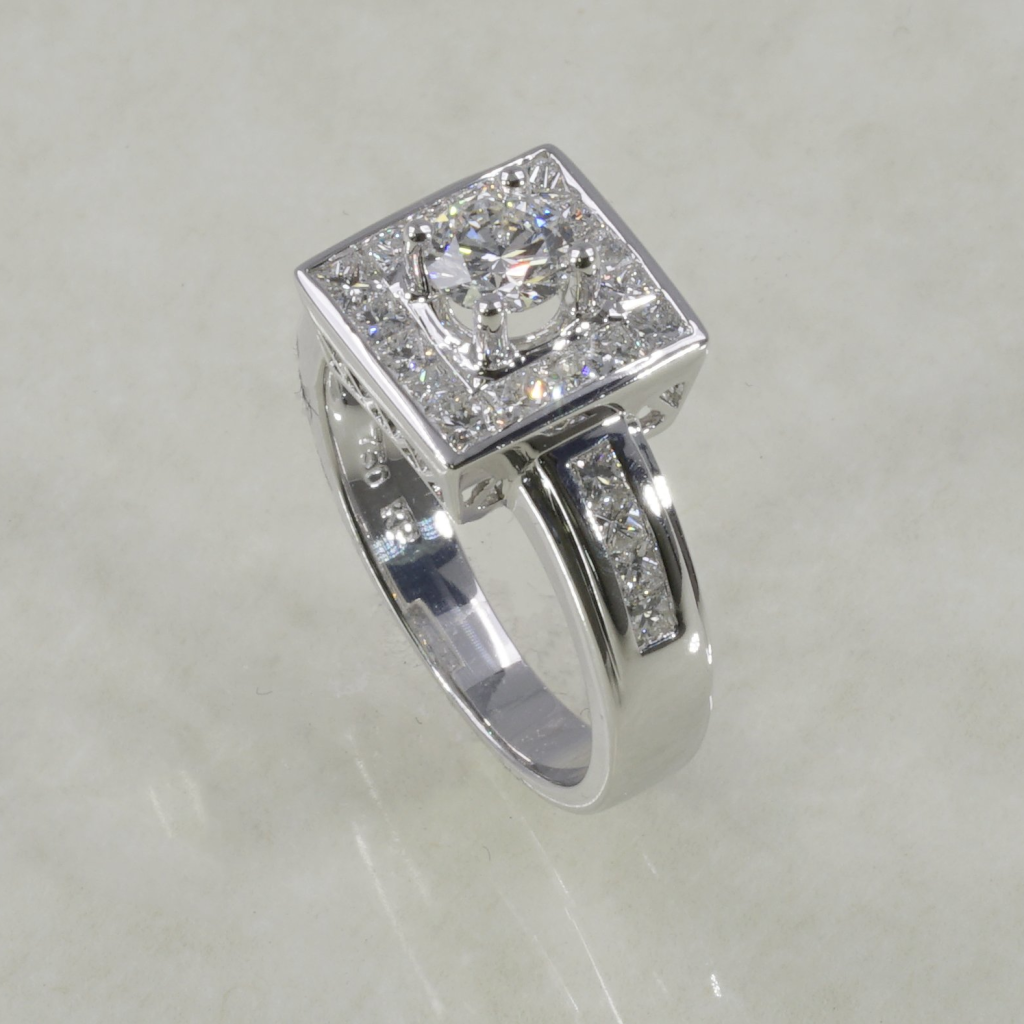 Radiant Halo Promise Ring
