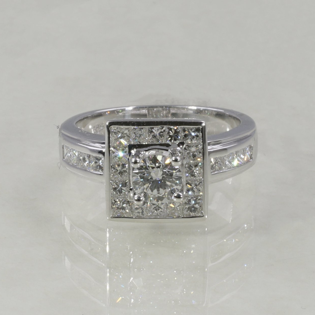 Radiant Halo Promise Ring