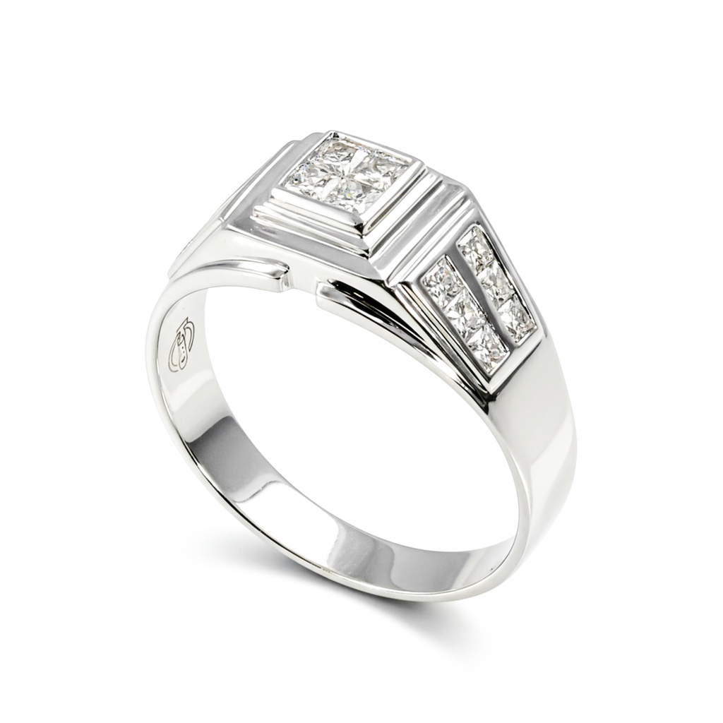 Accented Cluster Ring