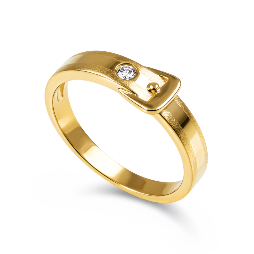 BELT SHAPE DIAMOND RING