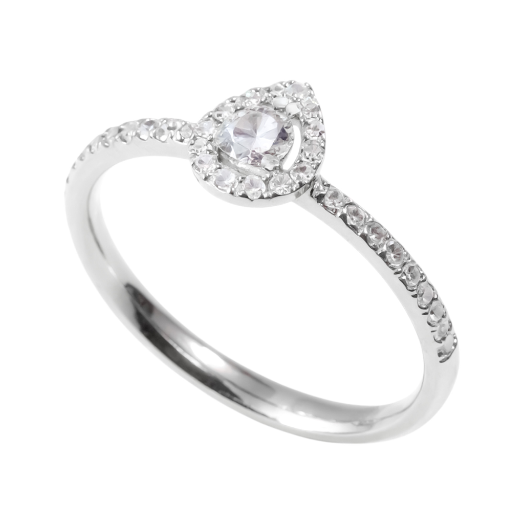 Simple Pear Ring