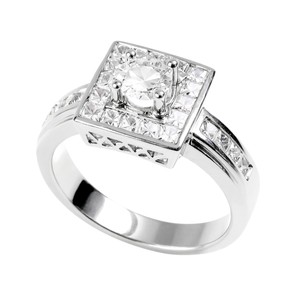 Radiant Halo Promise Ring