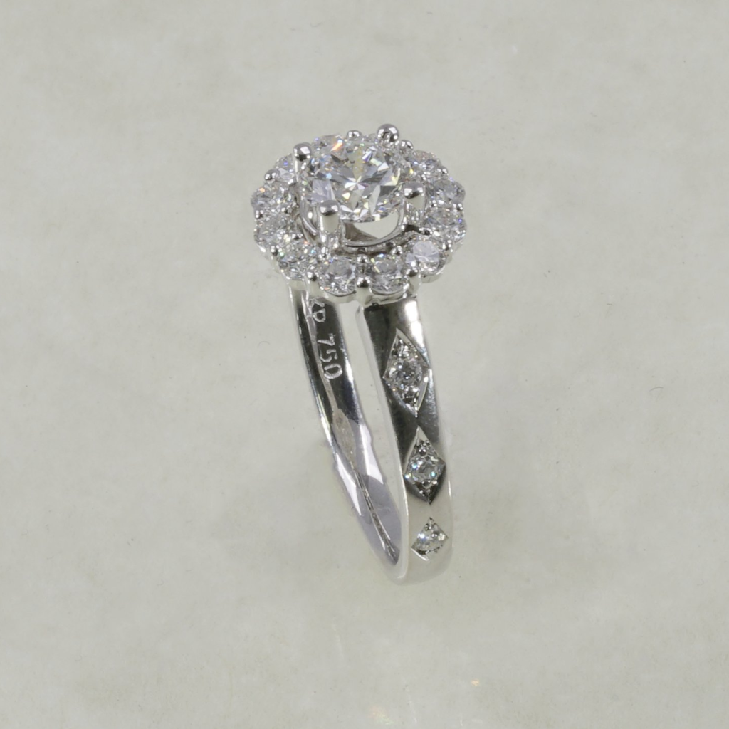 Flower Halo Ring