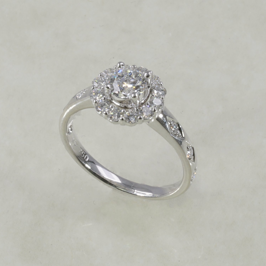 Flower Halo Ring