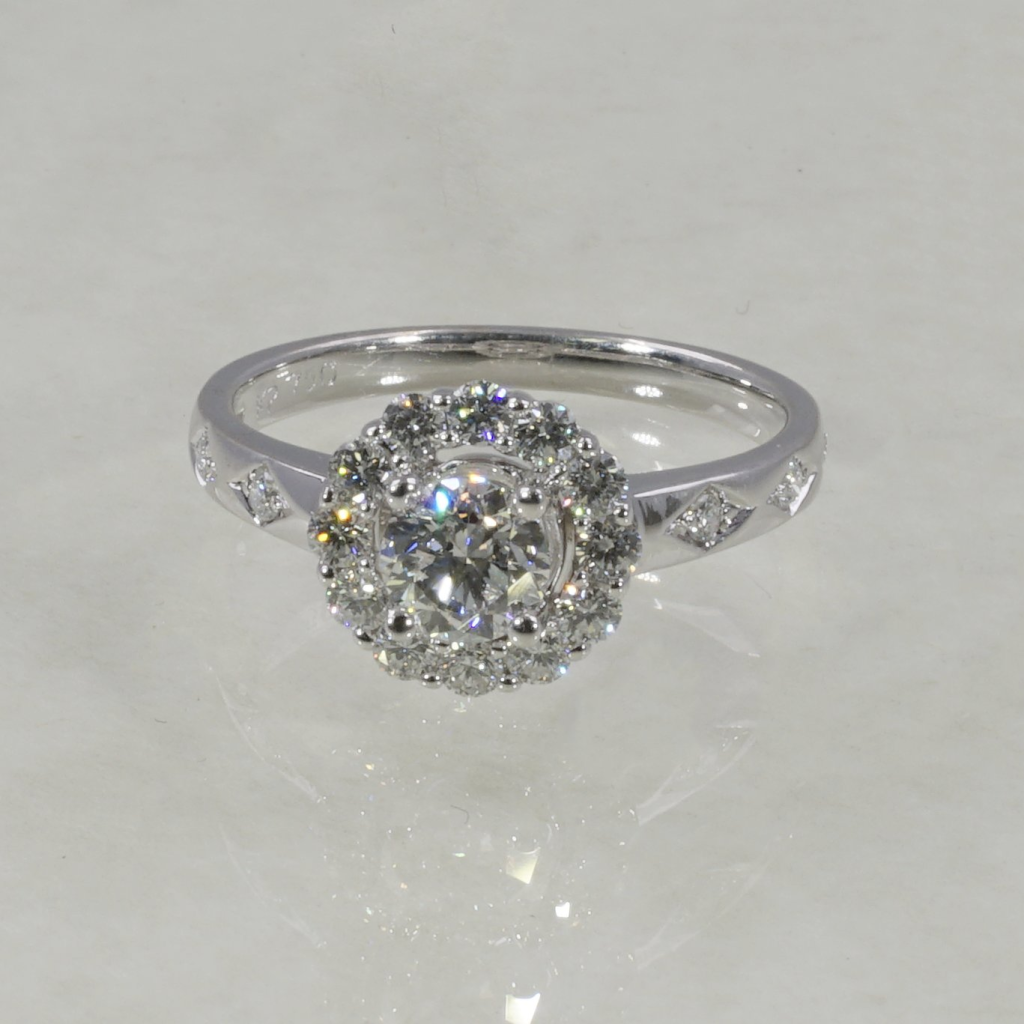 Flower Halo Ring