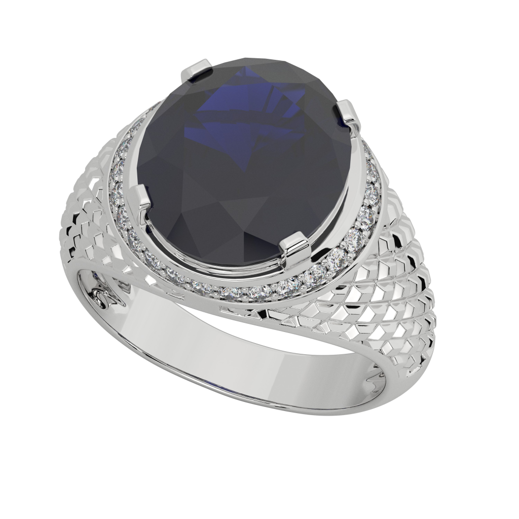 Royal Blue Topaz Majesty Ring